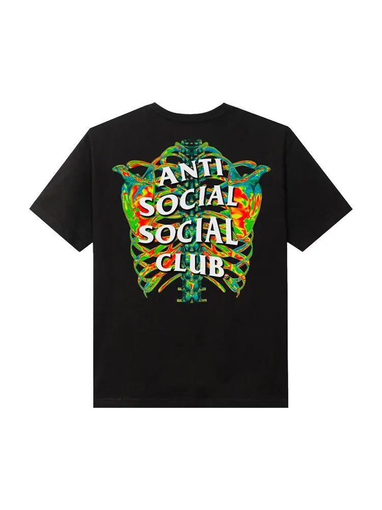 Футболка Anti Social Social Club Blow To The Chest 'Black' — изображение 2 из 2, черный
