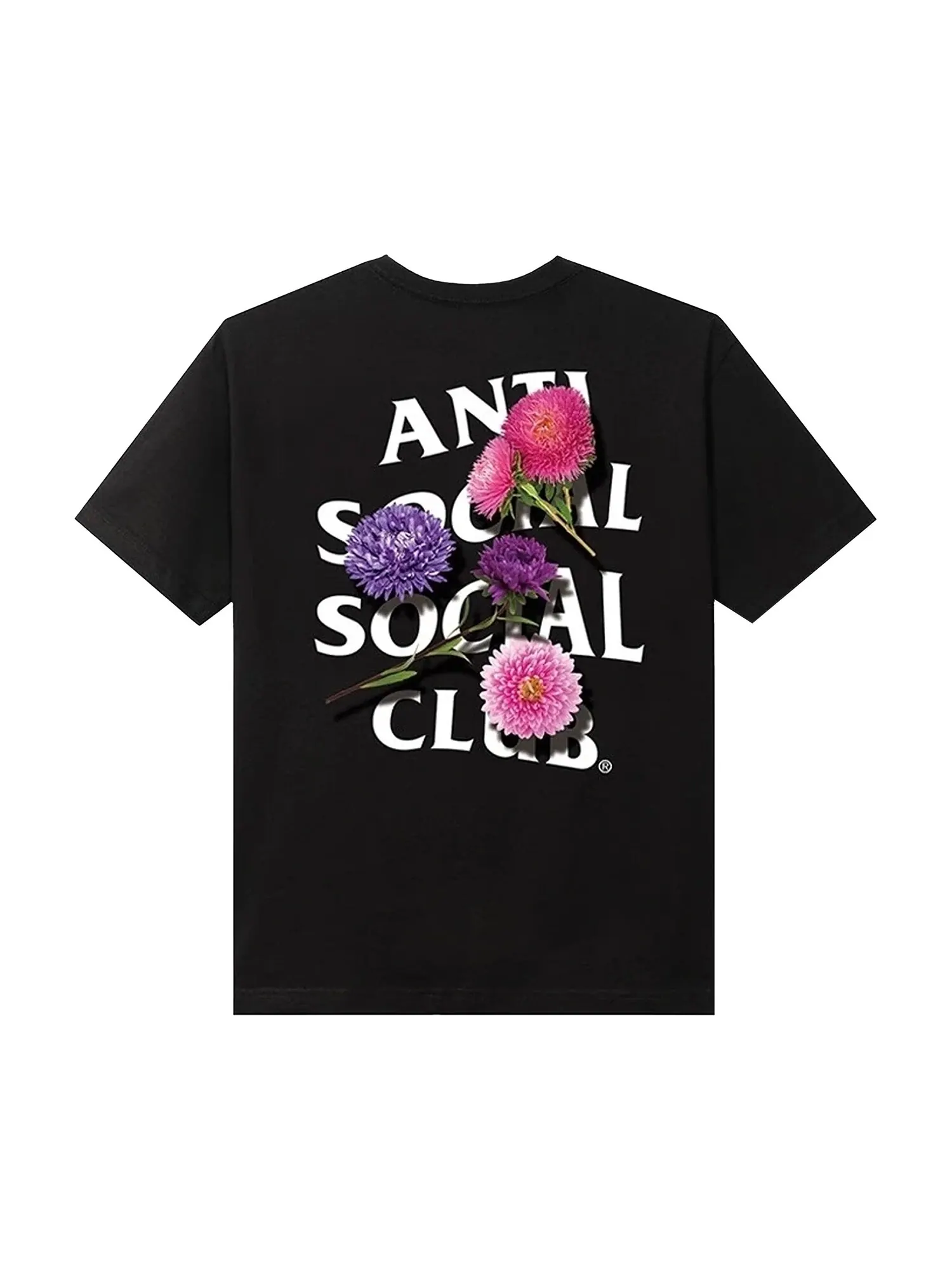 Футболка Anti Social Social Club с разбитой вазой — изображение 2 из 2, черный