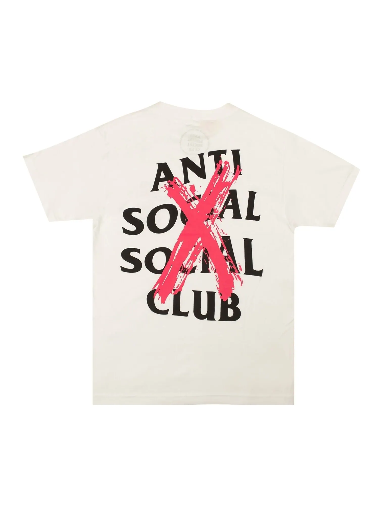 Футболка с короткими рукавами Anti Social Social Club отменена — изображение 2 из 2, белый