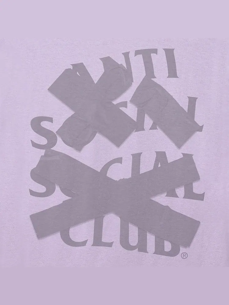 Футболка Anti Social Social Club Cancelled Tee Violet — изображение 4 из 4, фиолетовый
