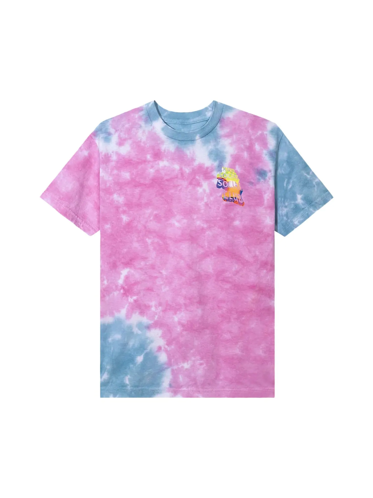 Футболка Anti Social Social Club Entheogen Tie Dye — изображение 1 из 1, розовый/синий