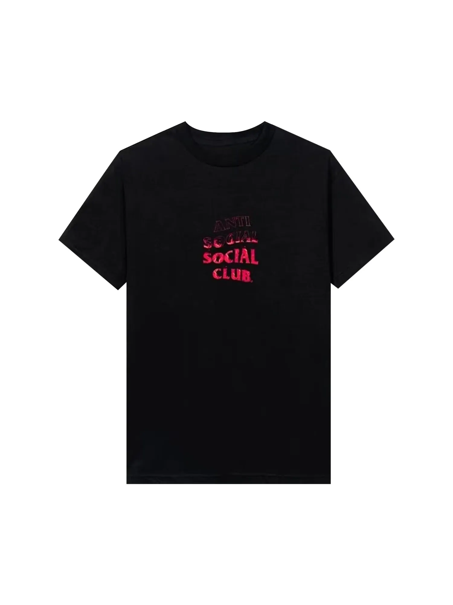 Футболка Anti Social Social Club Fire Inside розового цвета Черный — изображение 1 из 2