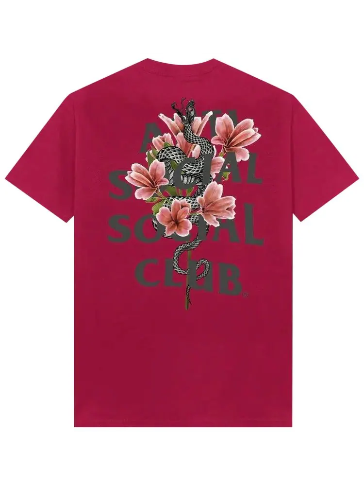 Футболка Anti Social Social Club Hokkaido 3M — изображение 2 из 2, розовый