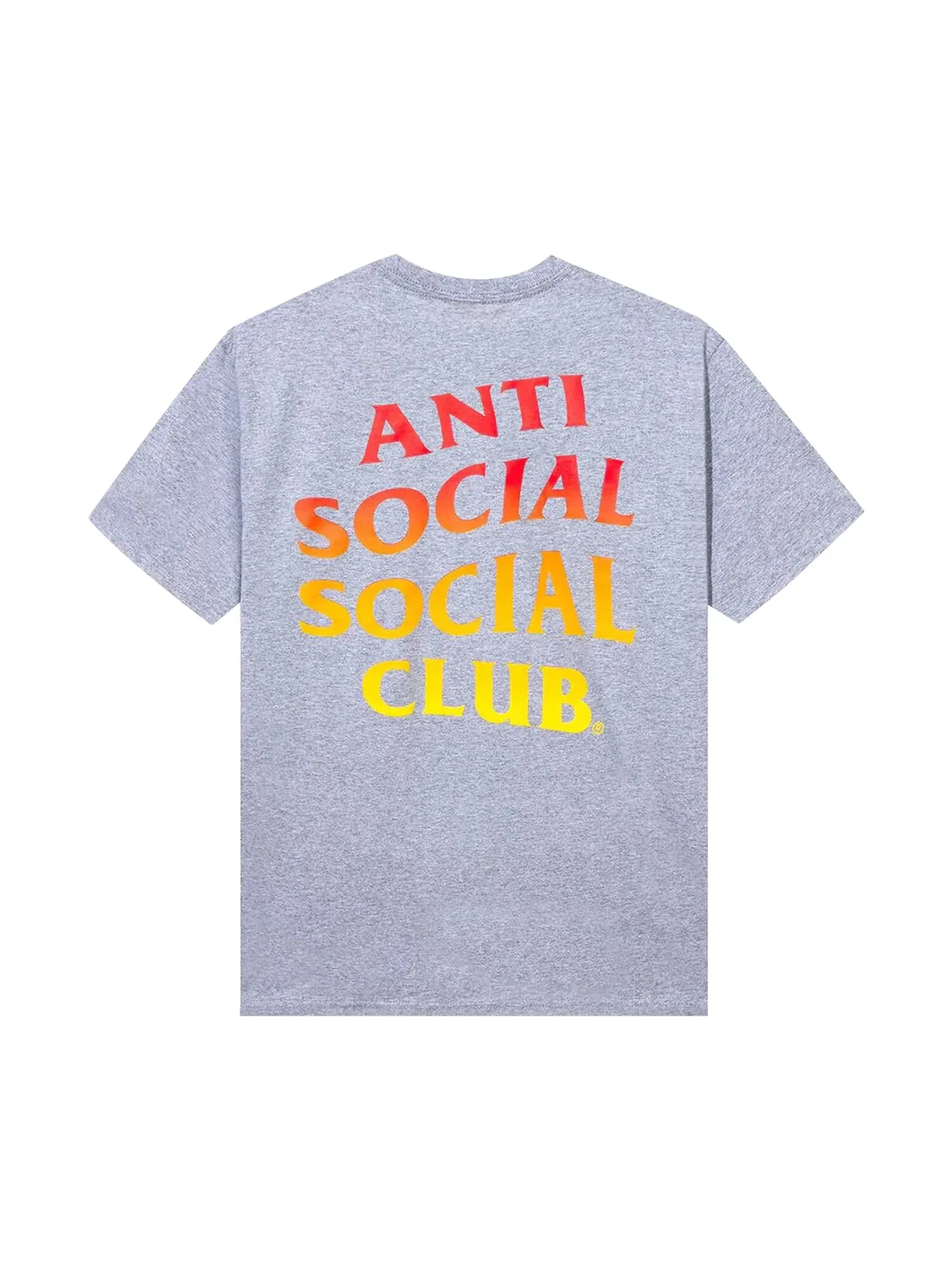 Футболка Anti Social Social Club, горячая с первого взгляда, серая — изображение 2 из 2, серый
