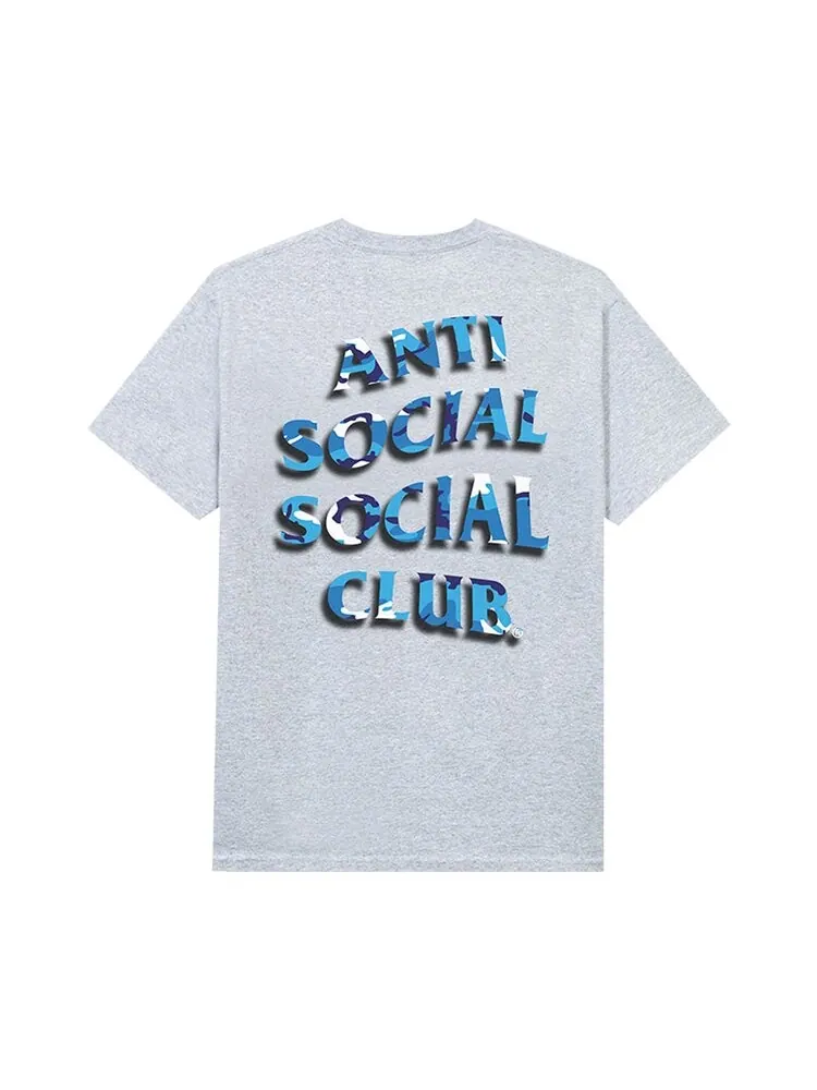 Футболка Anti Social Social Club Hidden Messages 8.0 'Heather Grey' — изображение 2 из 2, серый