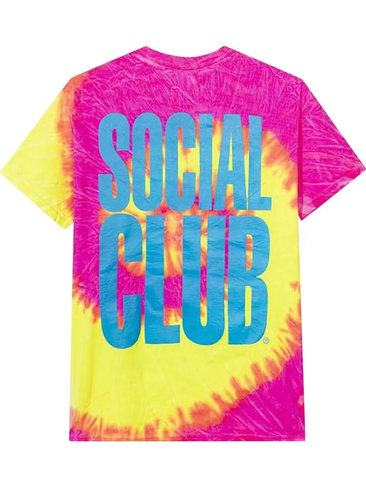 Футболка Anti Social Social Club Heatwave Tee 'Pink Tie Dye' — изображение 2 из 2, розовый