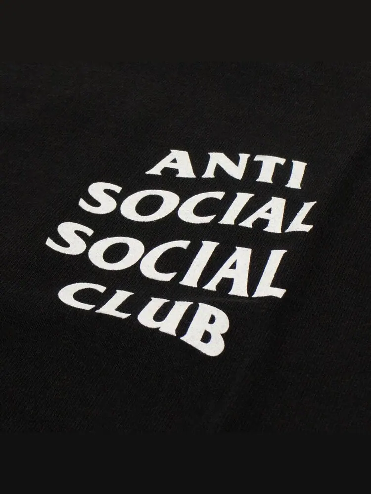 Футболка Anti Social Social Club Kkoch ASSC Short-Sleeve T-Shirt 'Black' — изображение 3 из 3, черный