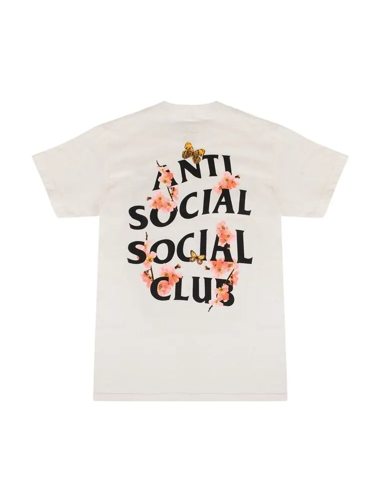Футболка Anti Social Social Club Kkoch ASSC Short-Sleeve T-Shirt 'White' — изображение 2 из 3, белый