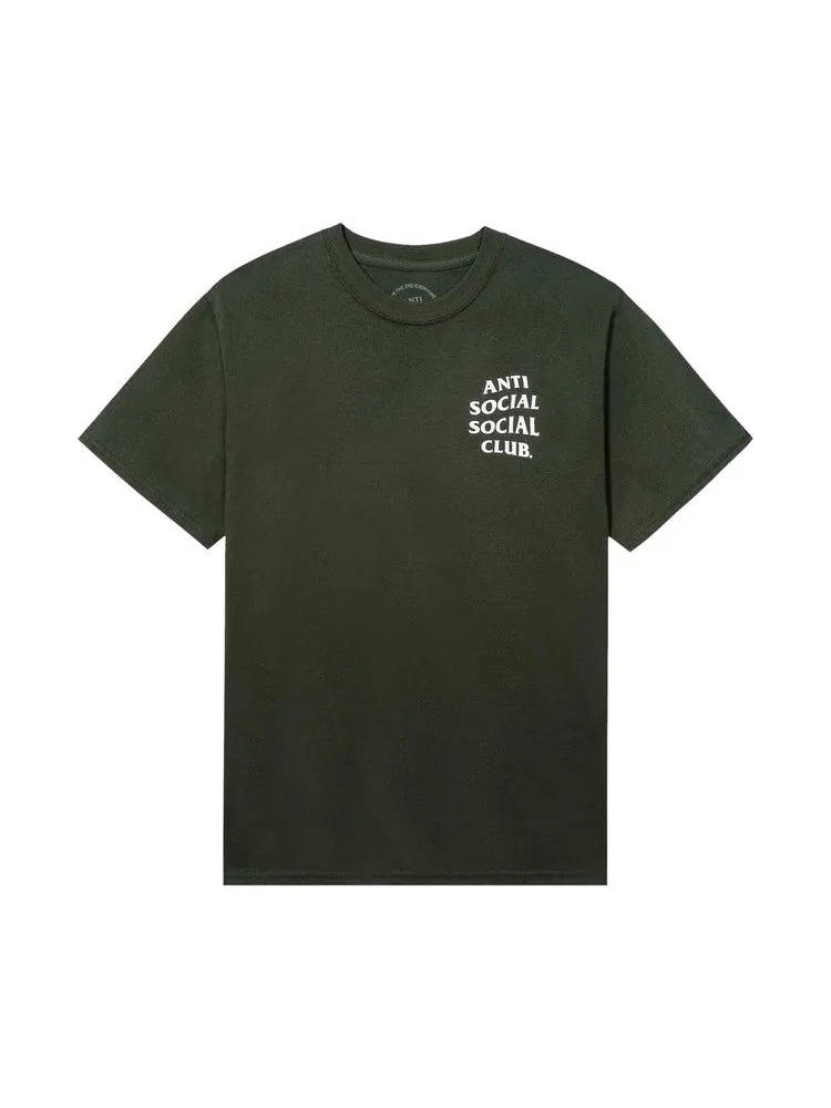 Футболка Anti Social Social Club Kkotch Tee — изображение 1 из 4, оливковый