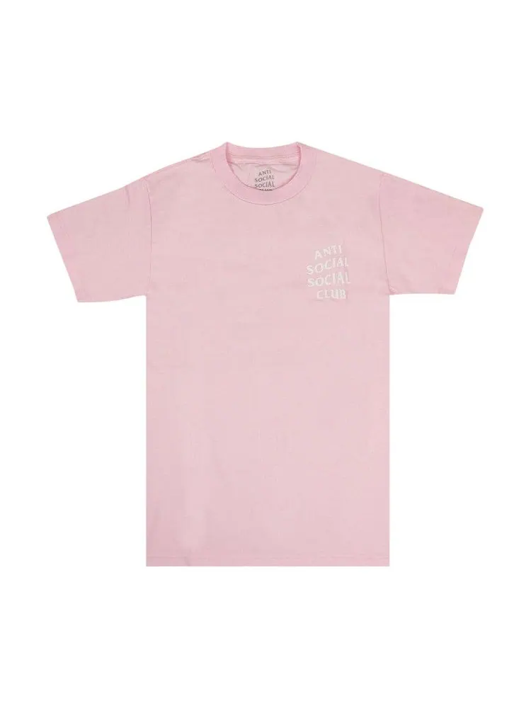 Футболка Anti Social Social Club Logo Short-Sleeve T-Shirt 'Pink' — изображение 1 из 1, розовый