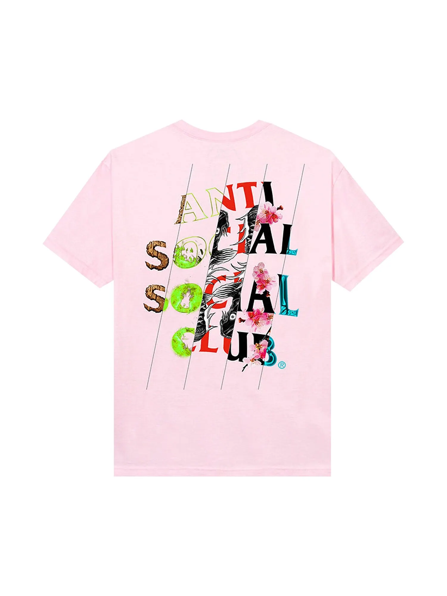 Футболка Anti Social Social Club Madness — изображение 2 из 2, розовый