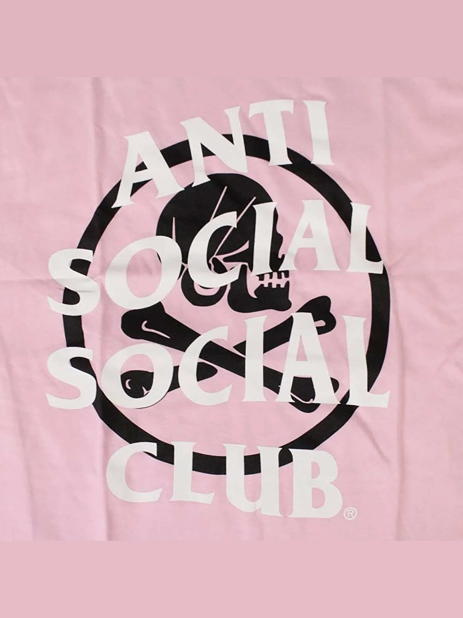 Футболка Anti Social Social Club x Neighborhood с выпуклыми краями — изображение 3 из 3, розовый