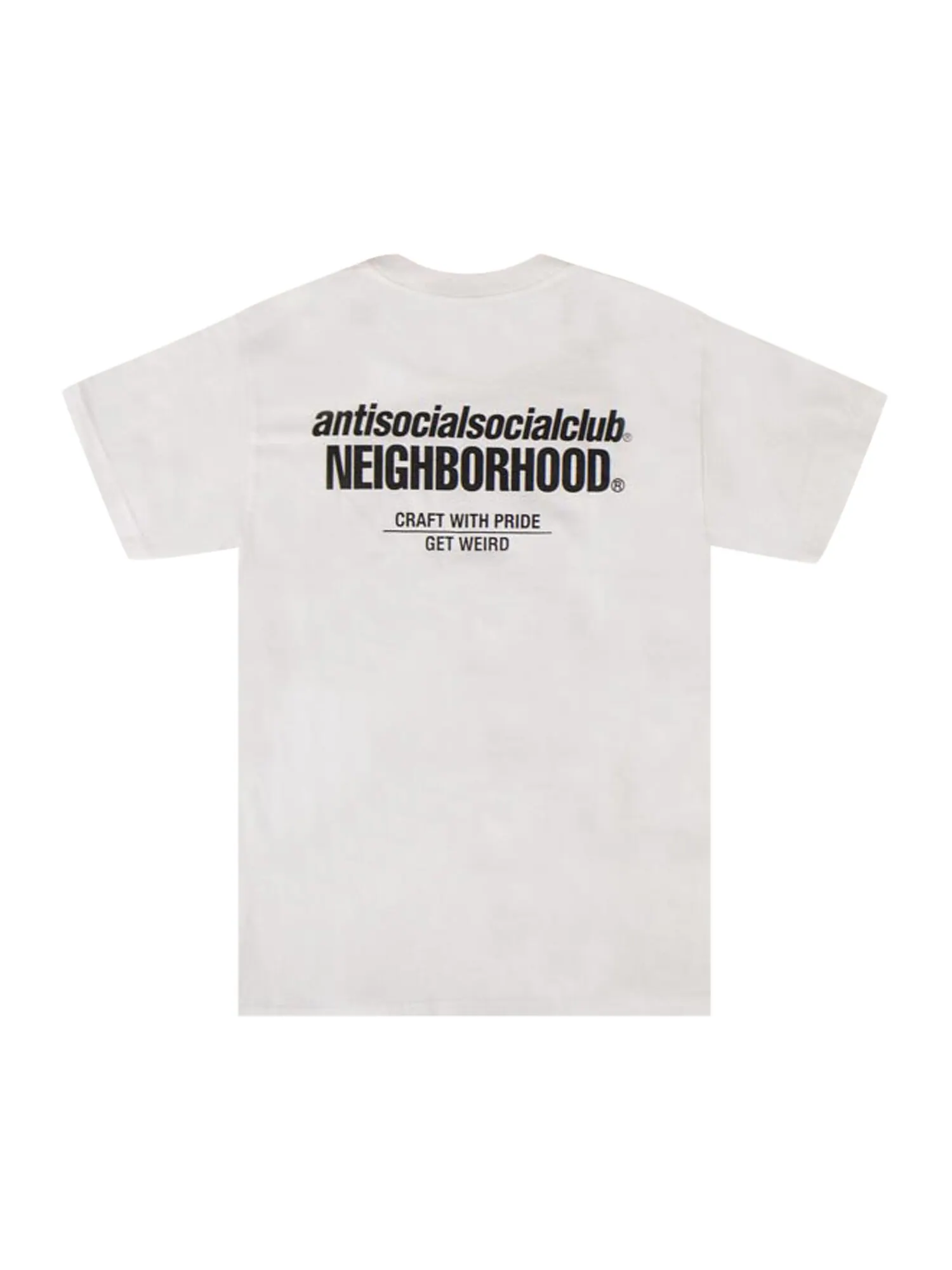 Футболка Anti Social Social Club x Neighborhood — изображение 2 из 3, белый