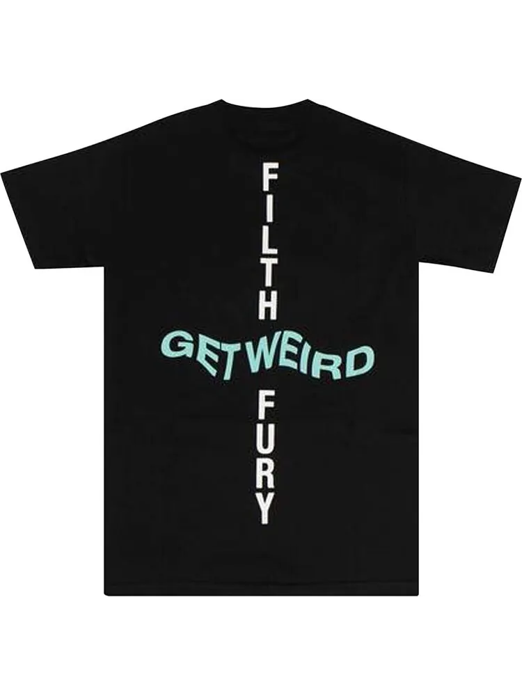 Футболка Anti Social Social Club x Neighborhood Filth Fury T-Shirt 'Black' — изображение 2 из 2, черный