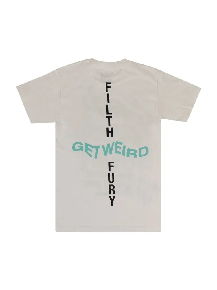Футболка Anti Social Social Club x Neighborhood Filth Fury T-Shirt 'White' — изображение 2 из 2, белый