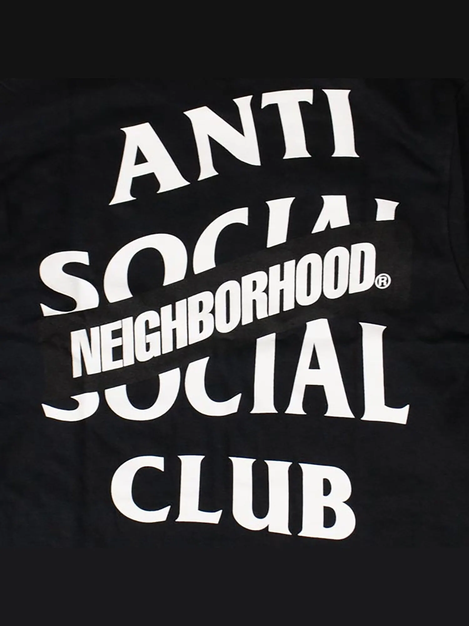 Футболка с длинными рукавами Anti Social Social Club x Neighborhood — изображение 3 из 3, черный