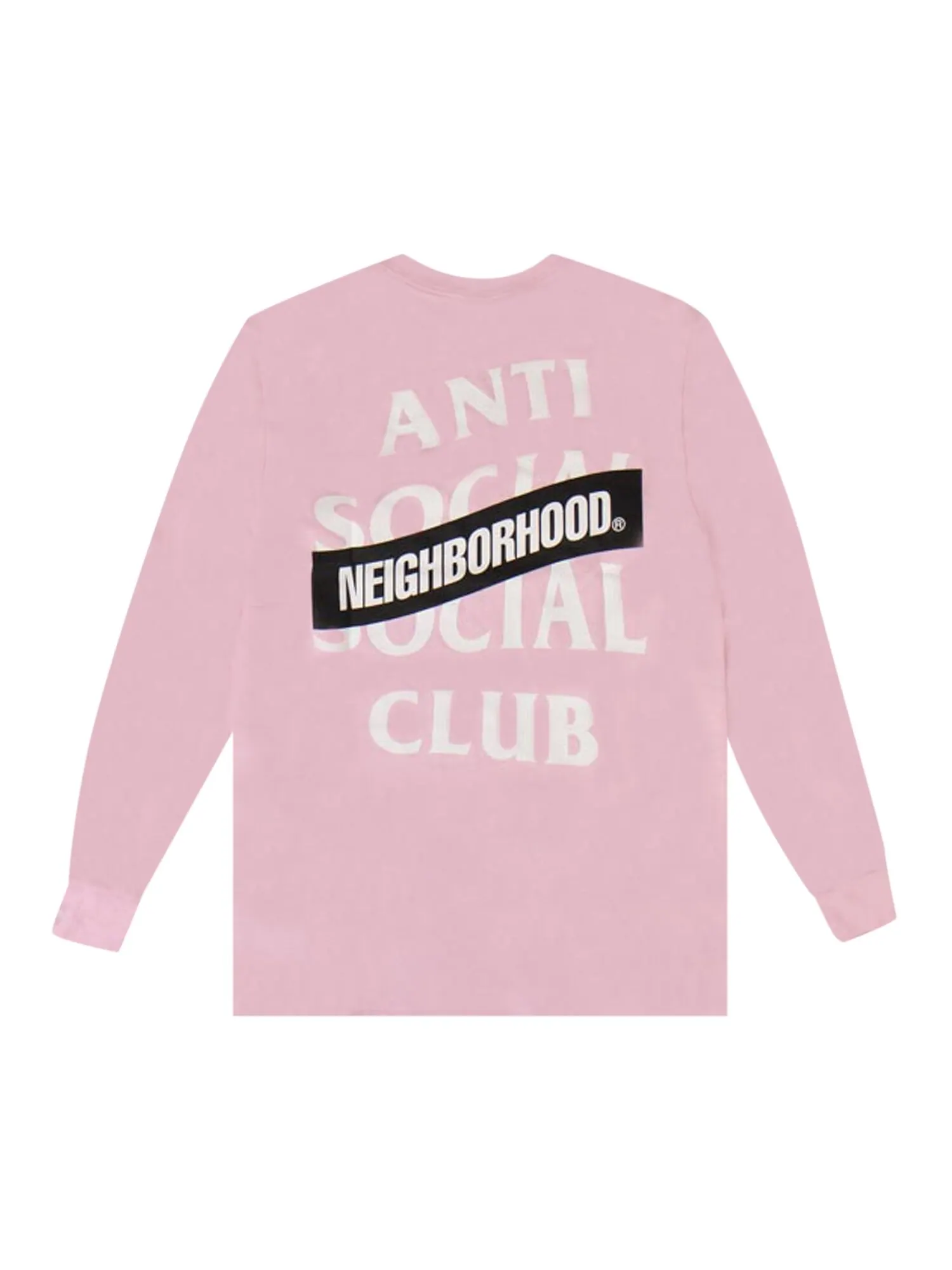 Футболка с длинными рукавами Anti Social Social Club x Neighborhood Розовая — изображение 2 из 3, розовый