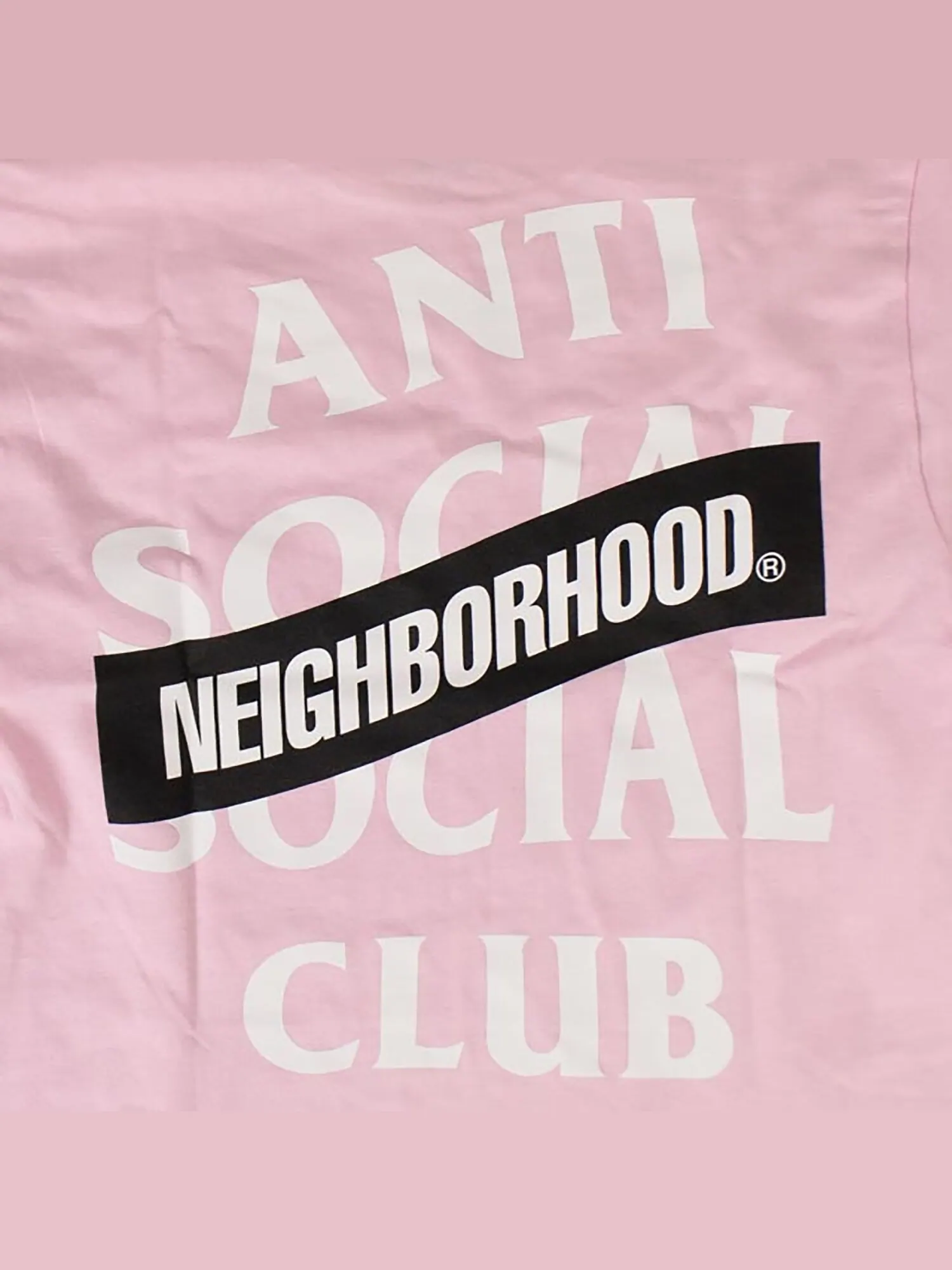 Футболка с длинными рукавами Anti Social Social Club x Neighborhood Розовая — изображение 3 из 3, розовый