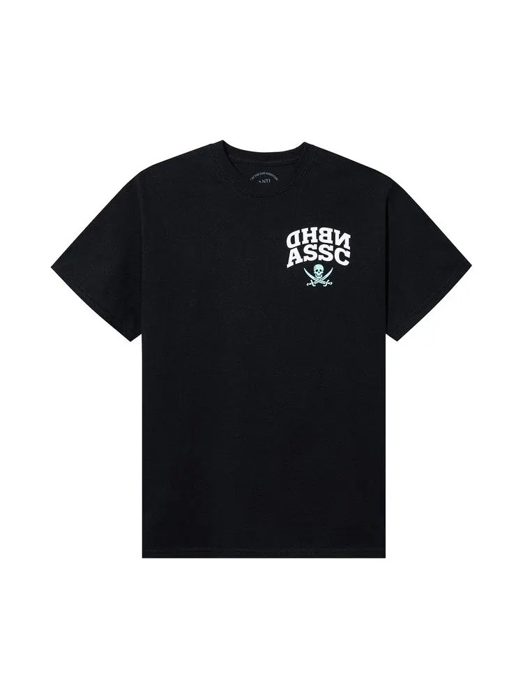 Футболка Anti Social Social Club x Neighborhood Reverse Blue Logo Tee — изображение 1 из 2, черный