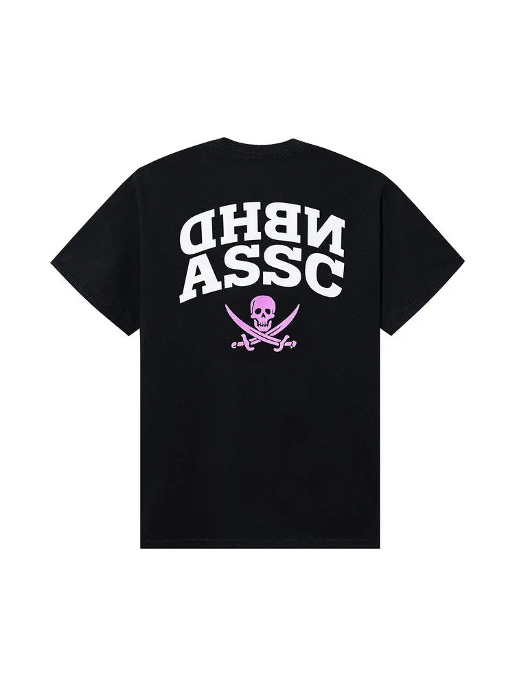 Футболка Anti Social Social Club x Neighborhood Reverse Pink Logo Tee — изображение 2 из 2, черный