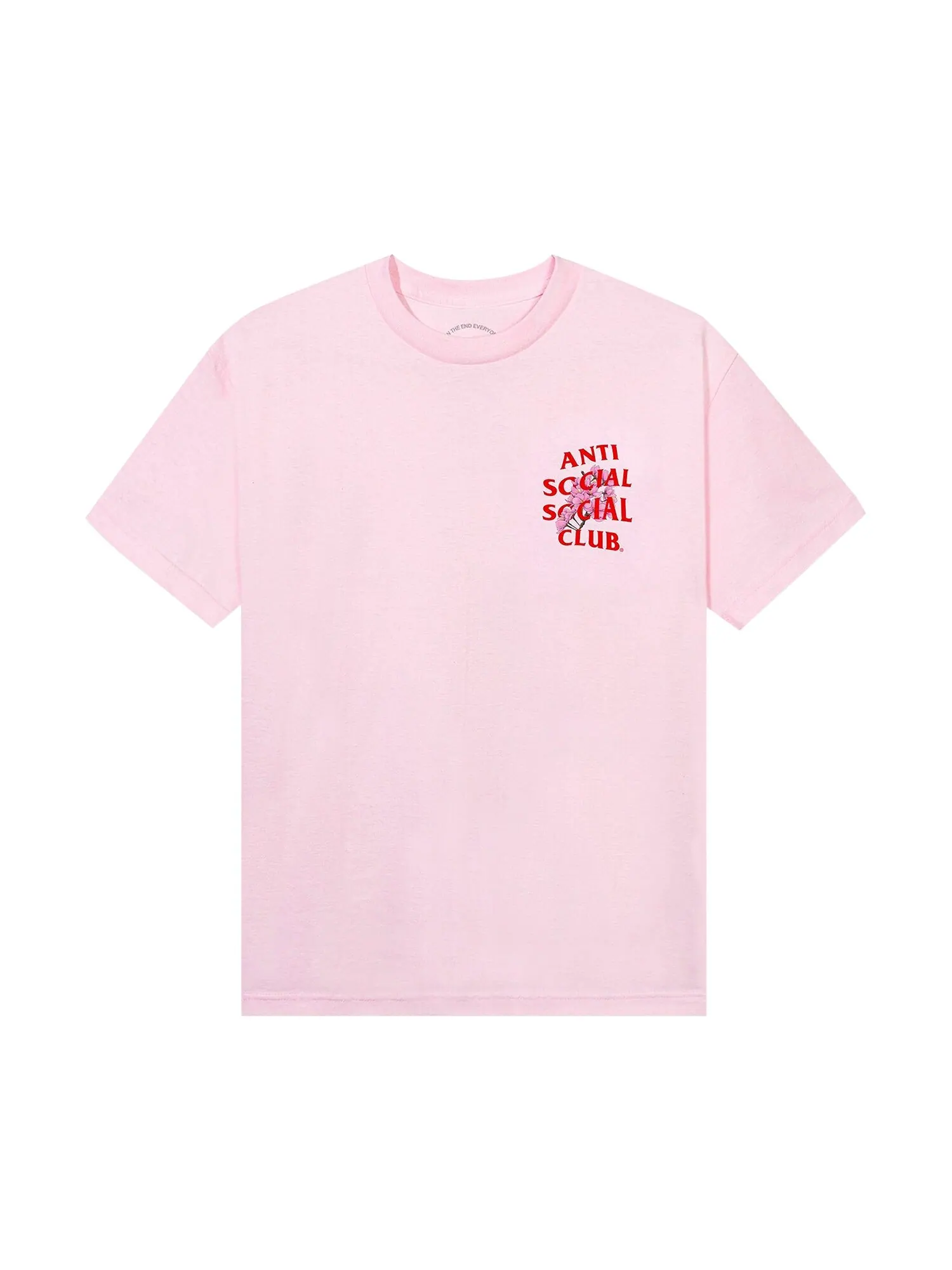 Футболка Anti Social Social Club Nihon Розовая — изображение 1 из 2, розовый