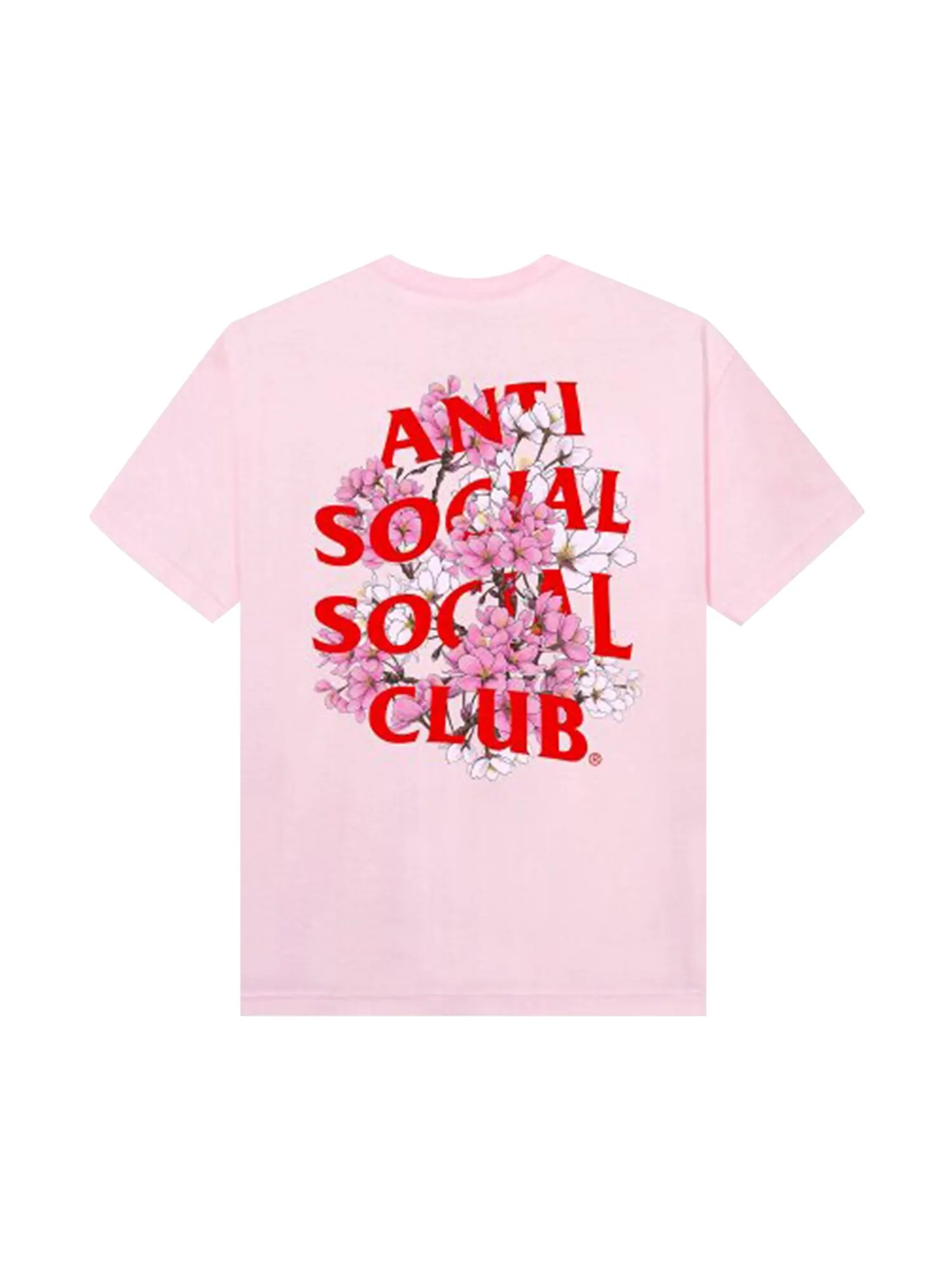 Футболка Anti Social Social Club Nihon Розовая — изображение 2 из 2, розовый