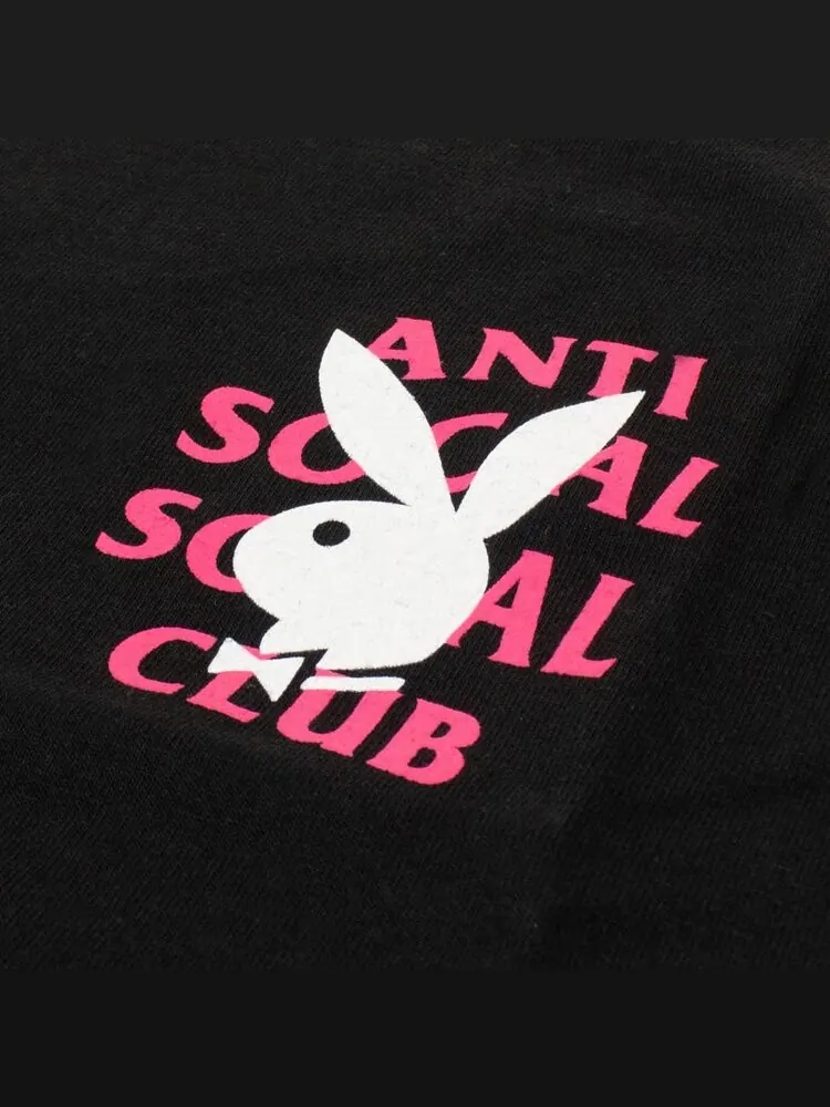 Футболка Anti Social Social Club x Playboy Remix T-Shirt 'Black' — изображение 3 из 3, черный