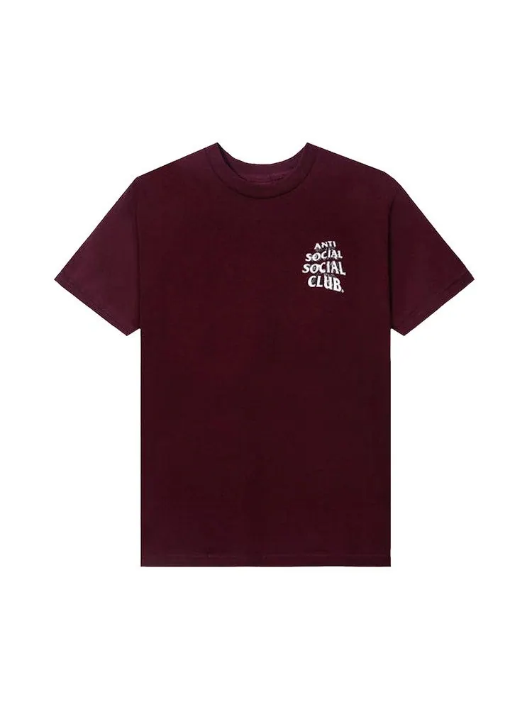 Футболка Anti Social Social Club Phanertic Tee — изображение 1 из 2, бордовый