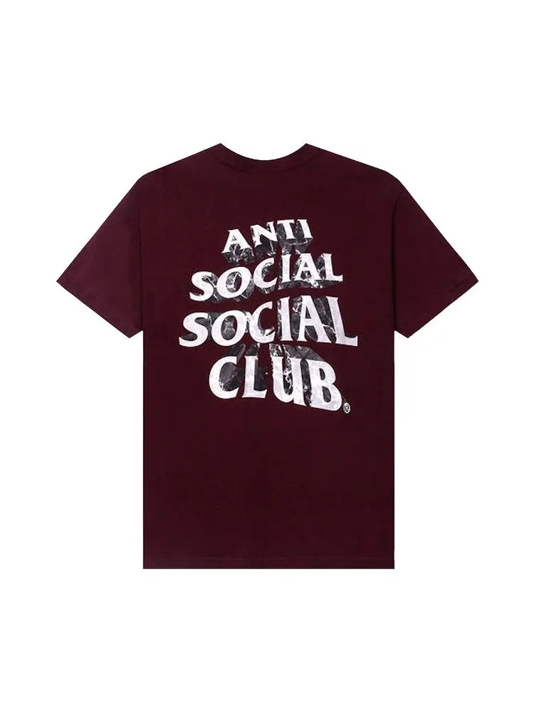 Футболка Anti Social Social Club Phanertic Tee — изображение 2 из 2, бордовый