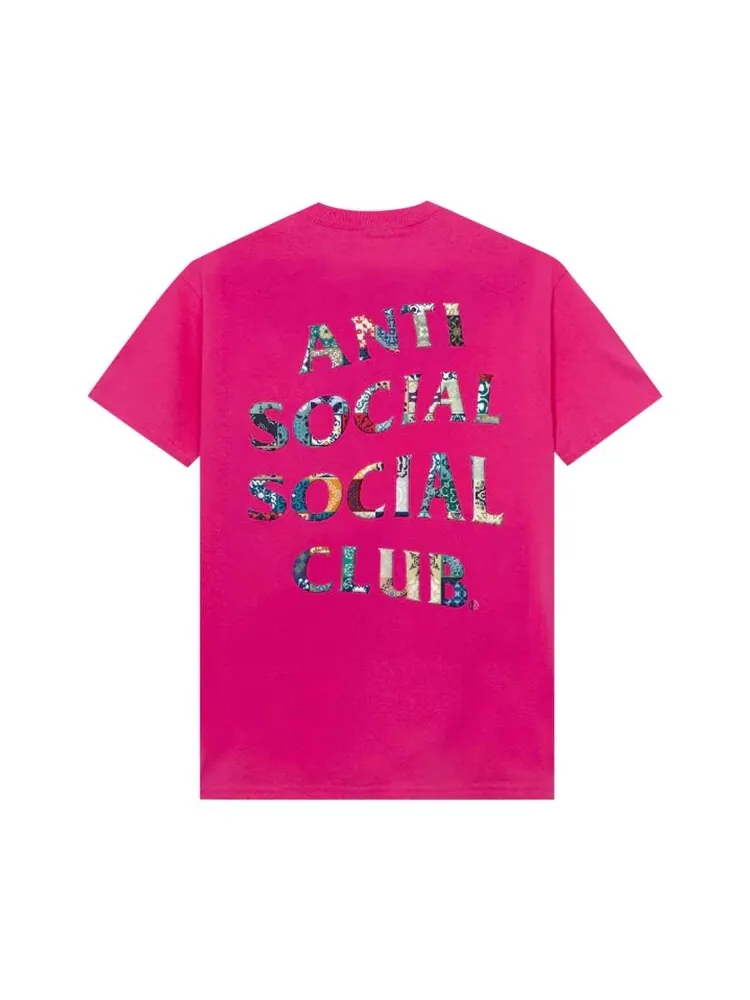 Футболка Anti Social Social Club Picking Up The Pieces 'Pink' — изображение 2 из 2, розовый
