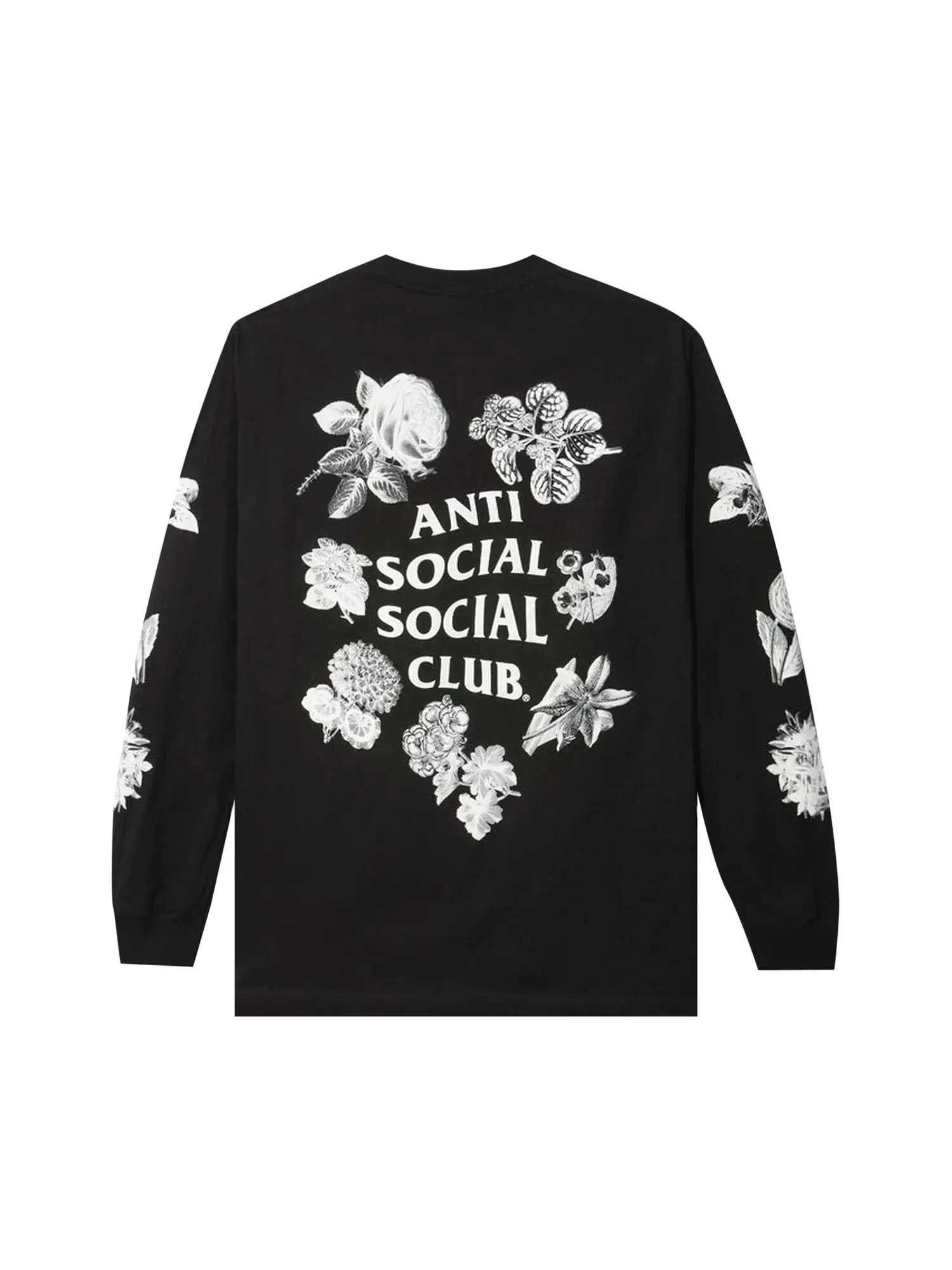 Футболка с длинными рукавами Anti Social Social Club Strange Arrangements — изображение 2 из 2, черный
