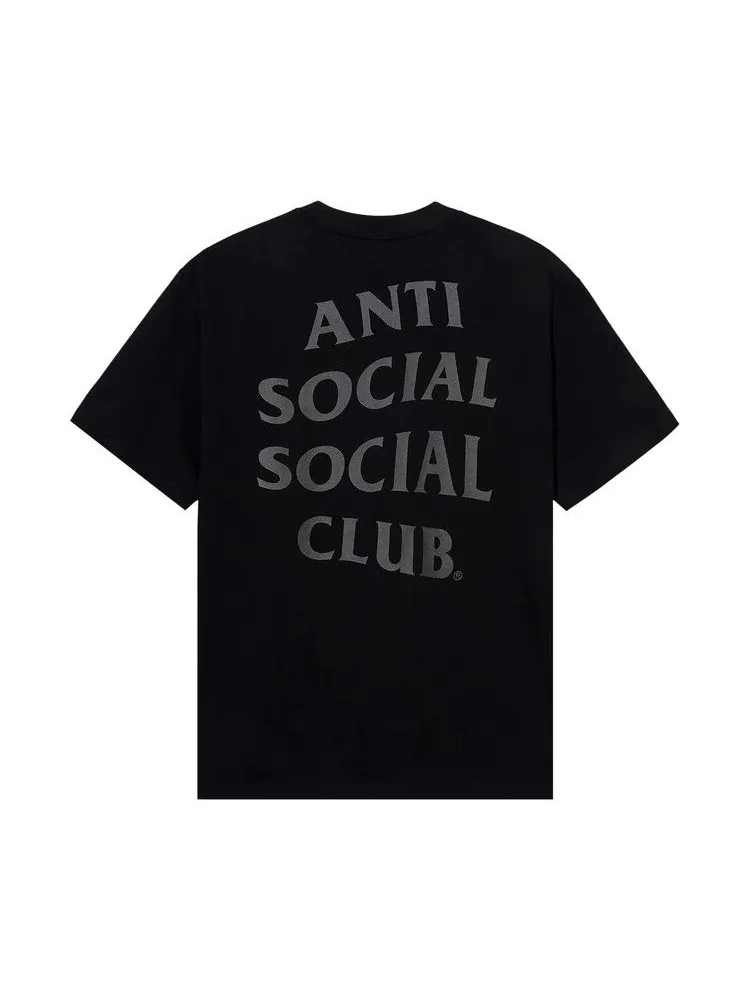 Футболка Anti Social Social Club Same But Different Tee 'Black' — изображение 2 из 4, черный