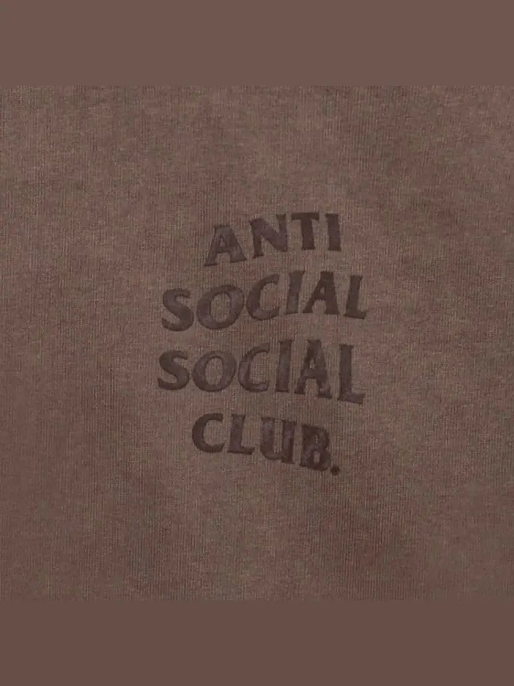 Футболка Anti Social Social Club Same But Different Tee — изображение 3 из 4, ореховый