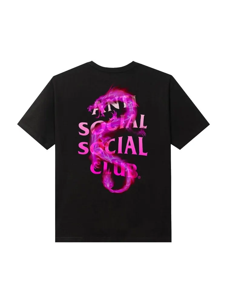 Футболка Anti Social Social Club Summer In Minsk 'Black' — изображение 2 из 2, черный