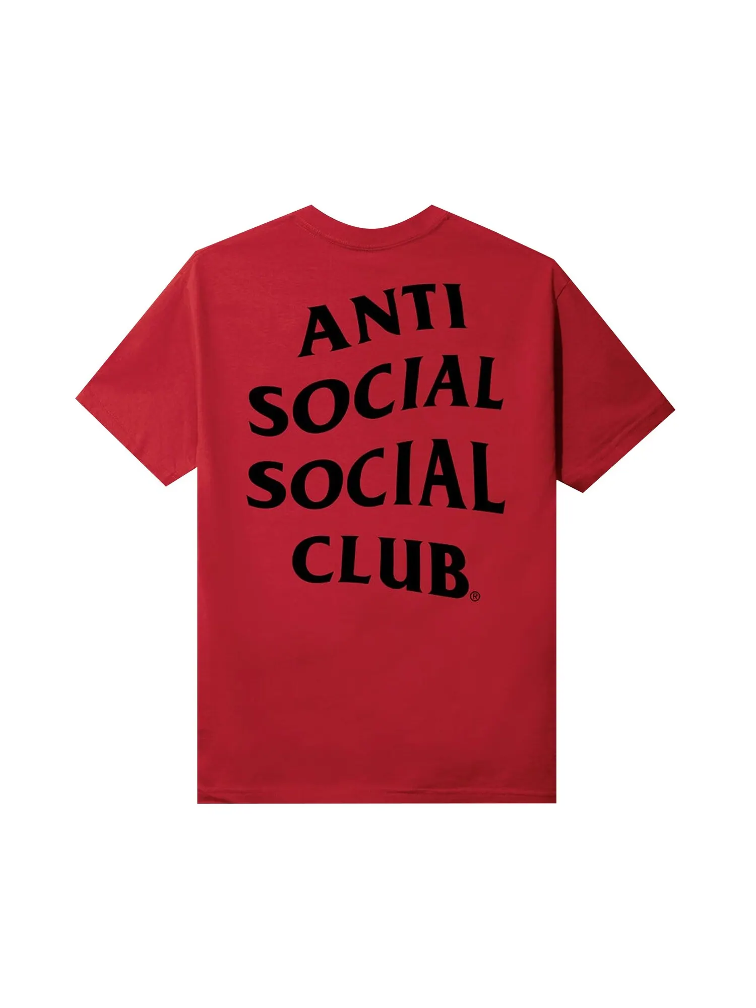 Футболка Anti Social Social Club Straight To Voicemail Maroon — изображение 2 из 2, красный