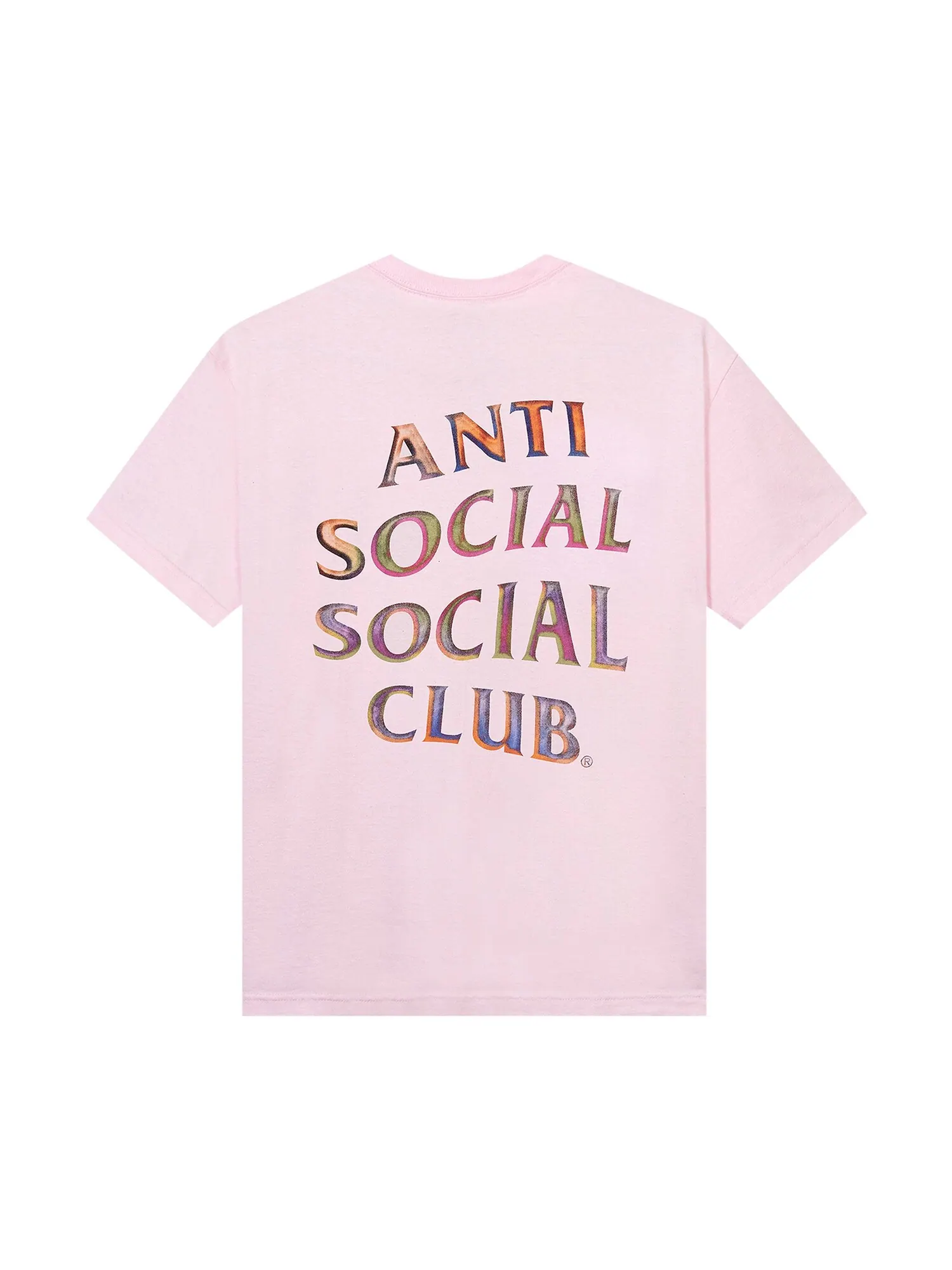 Черная футболка Anti Social Social Club с временной памятью — изображение 2 из 3, розовый