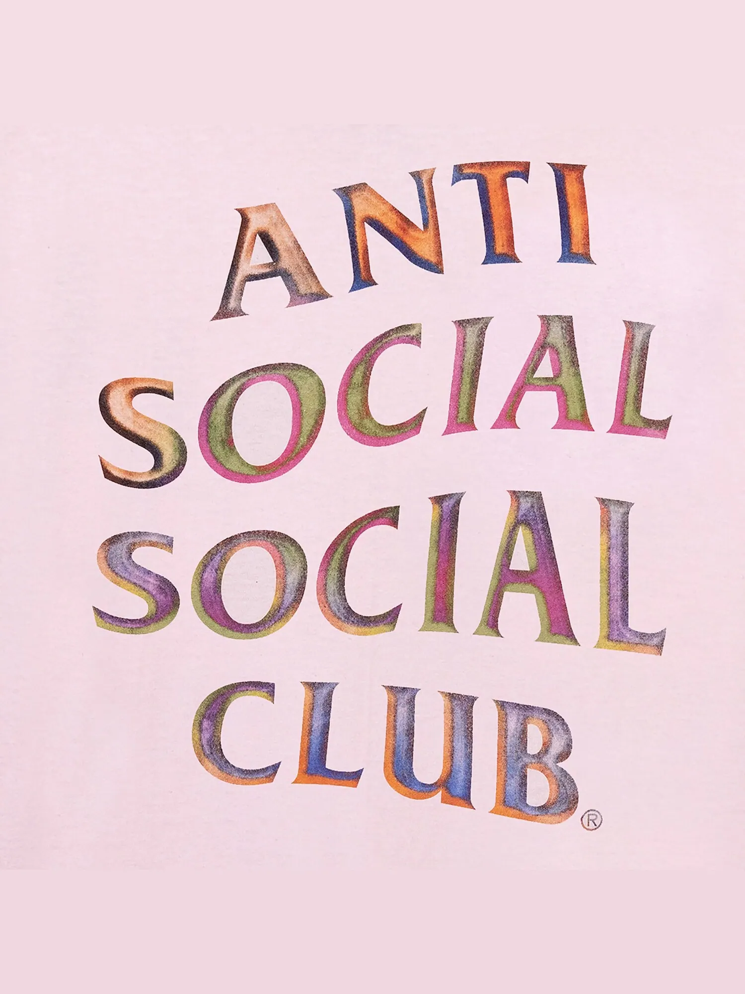 Черная футболка Anti Social Social Club с временной памятью — изображение 3 из 3, розовый