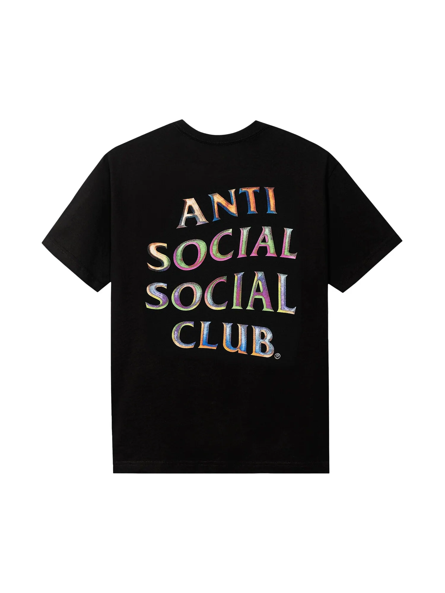 Розовая футболка Anti Social Social Club с временной памятью — изображение 2 из 3, черный