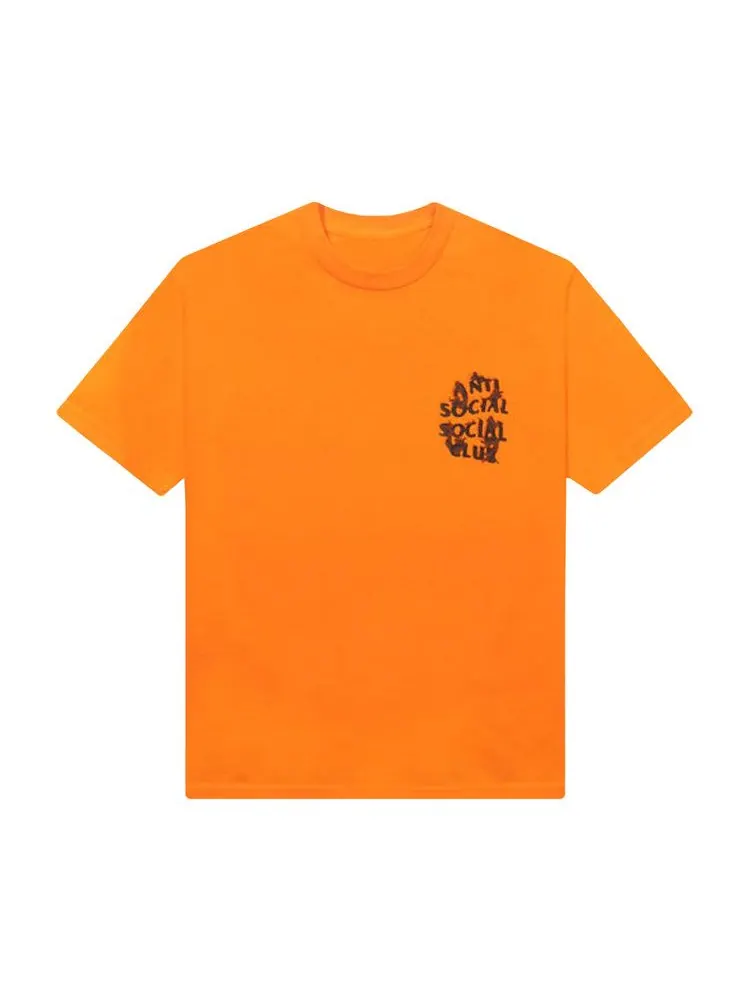 Футболка Anti Social Social Club The Notebook Tee — изображение 1 из 2, оранжевый
