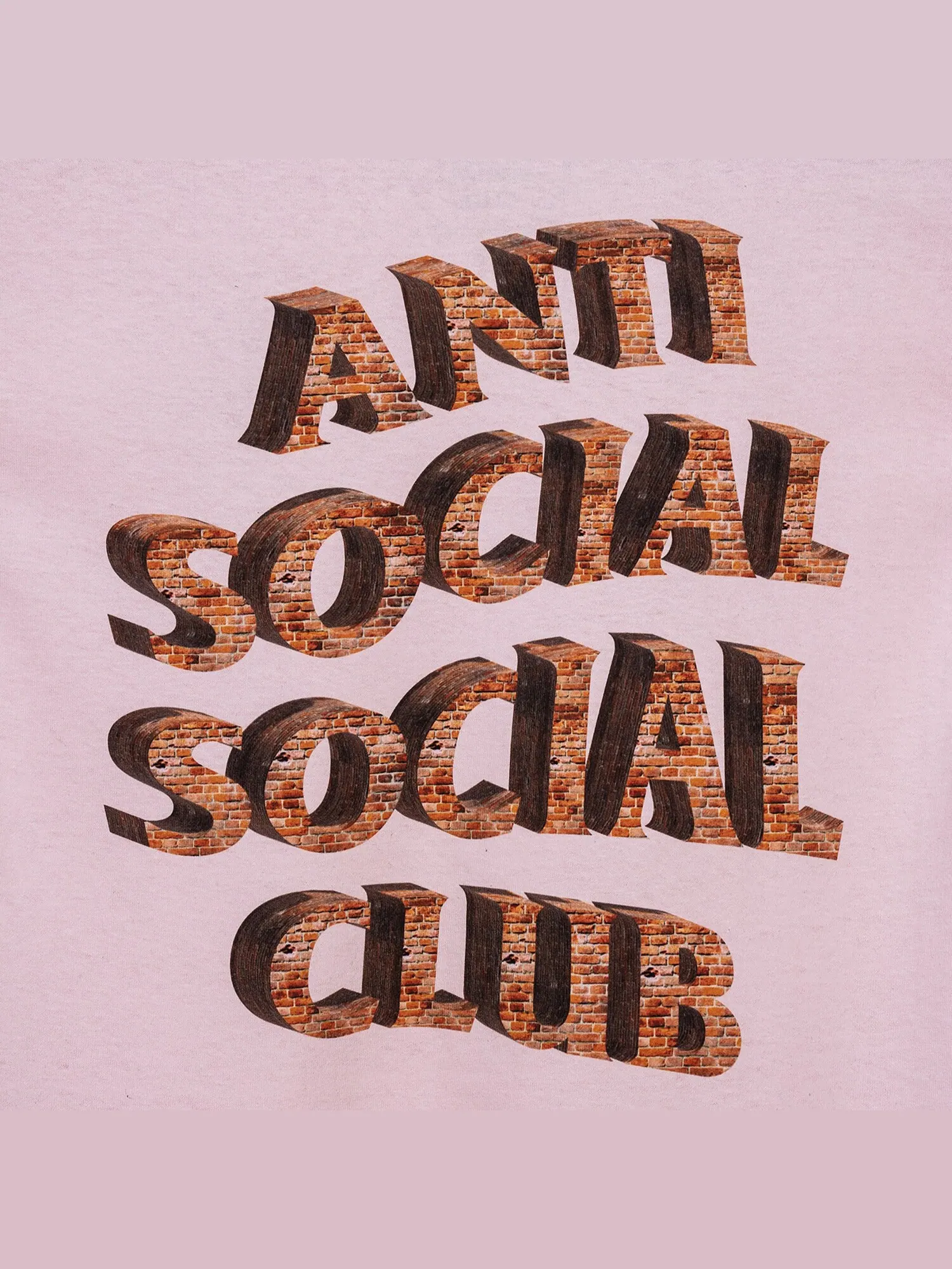 Белая футболка Anti Social Social Club — изображение 3 из 3, розовый