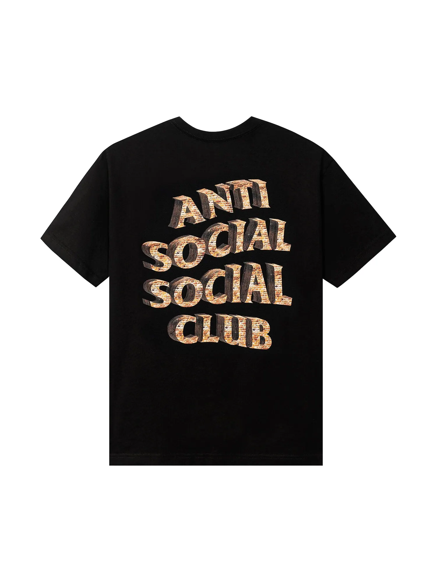 Белая футболка Anti Social Social Club из штакетника — изображение 2 из 3, черный