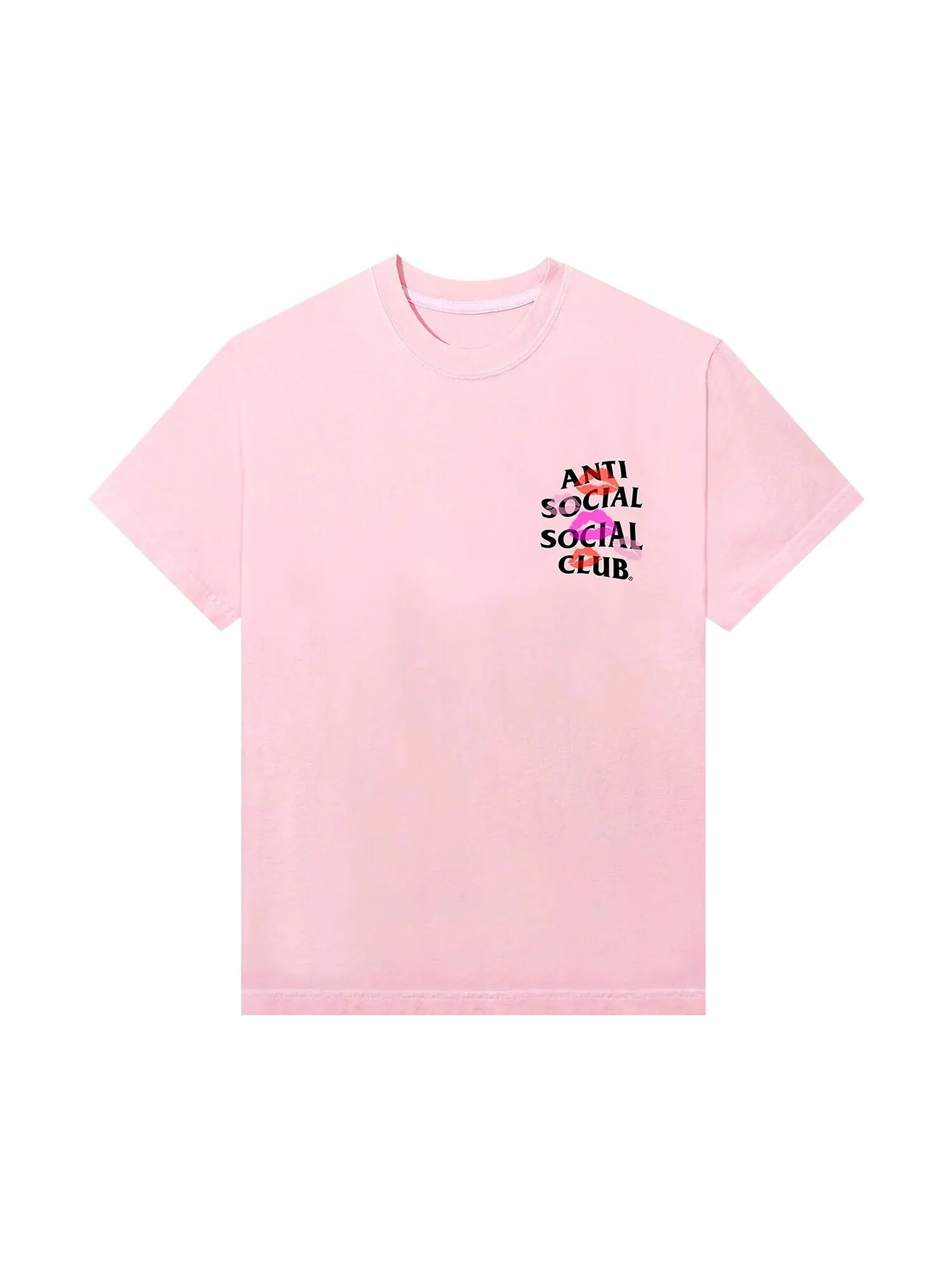 Футболка Anti Social Social Club Your Kiss Розовая — изображение 1 из 2, розовый