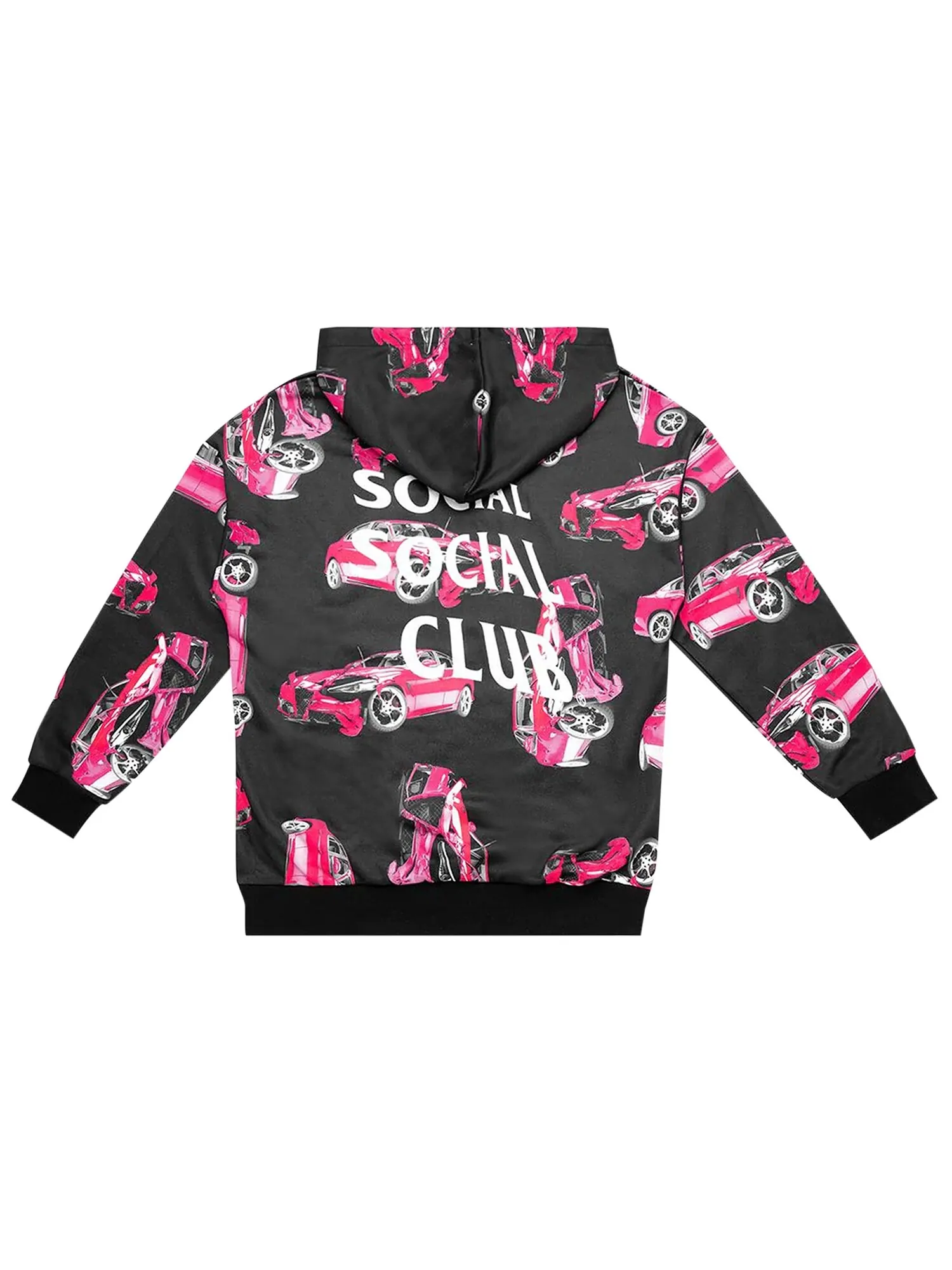Толстовка Anti Social Social Club 3AM On Melrose — изображение 2 из 2, черный/розовый