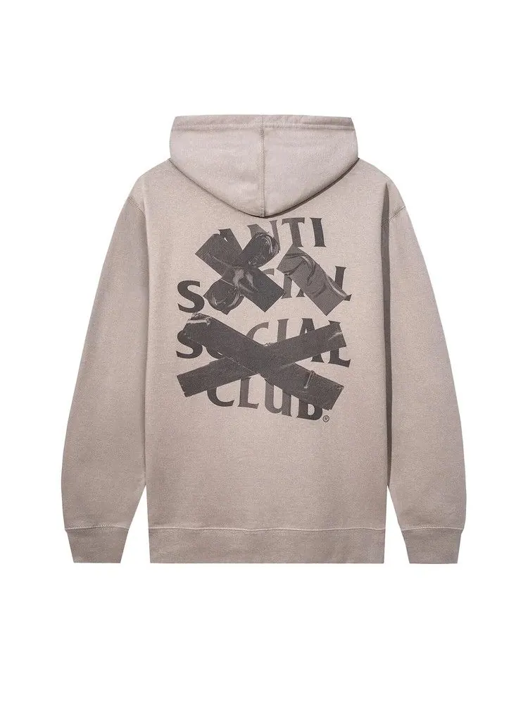 Худи Anti Social Social Club Cancelled Hoodie — изображение 2 из 4, цементный