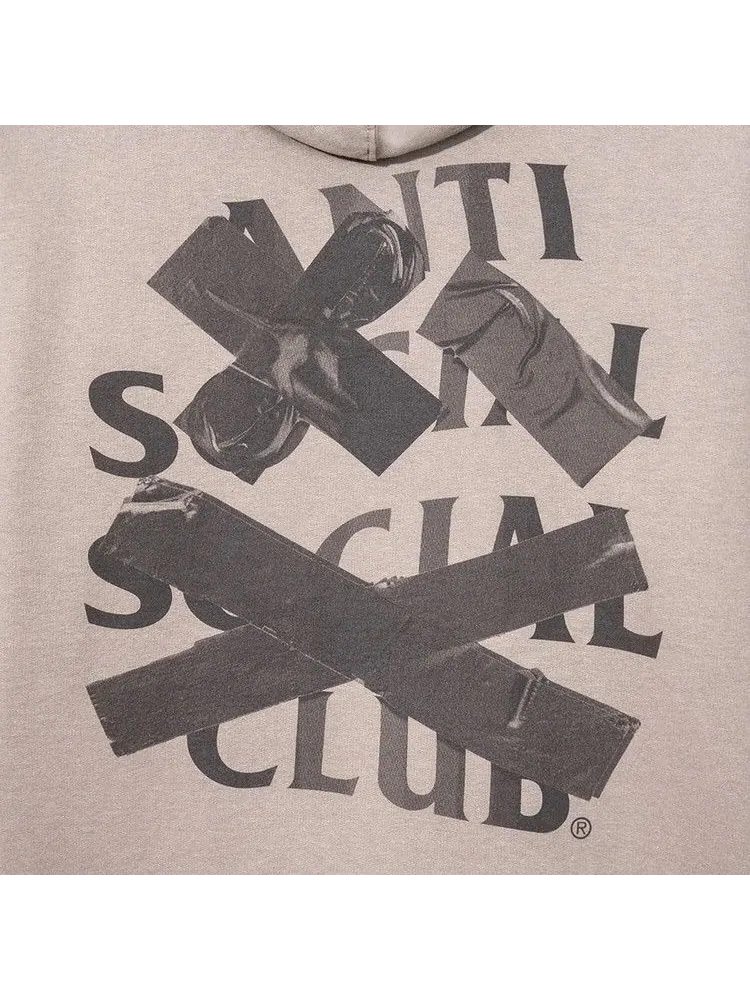Худи Anti Social Social Club Cancelled Hoodie — изображение 4 из 4, цементный