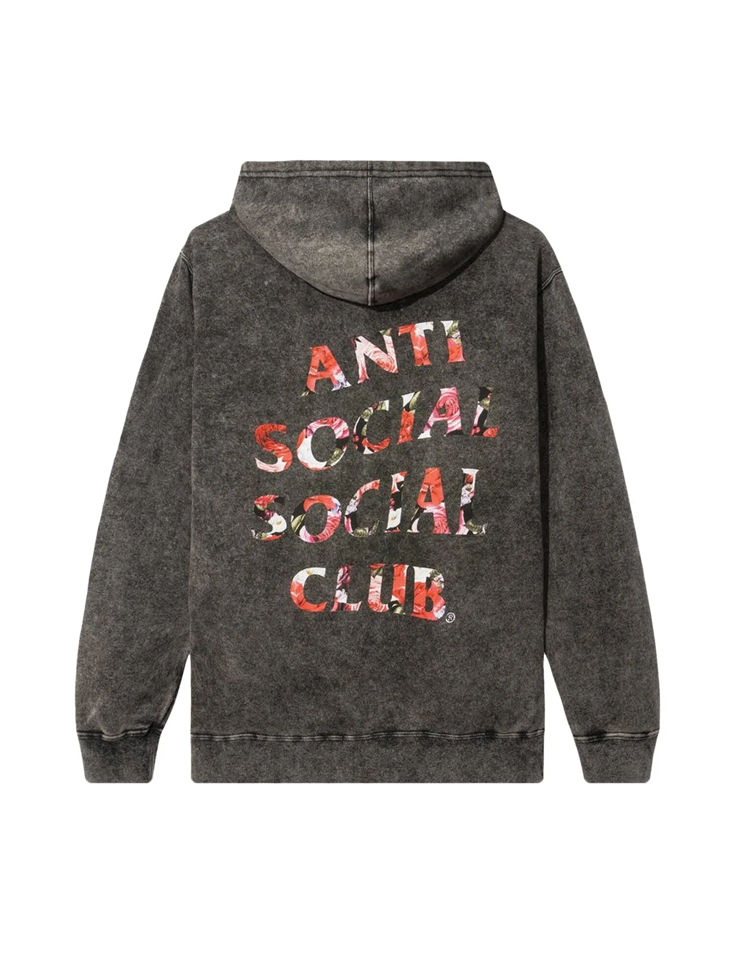 Толстовка Anti Social Social Club Bed Black Wash — изображение 2 из 2, черный