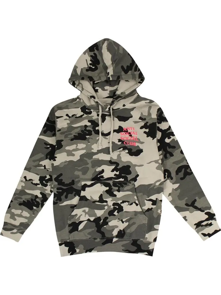 Толстовка Anti Social Social Club Frozen ASSC Hooded Sweatshirt 'Green Camo' — изображение 1 из 3, зеленый
