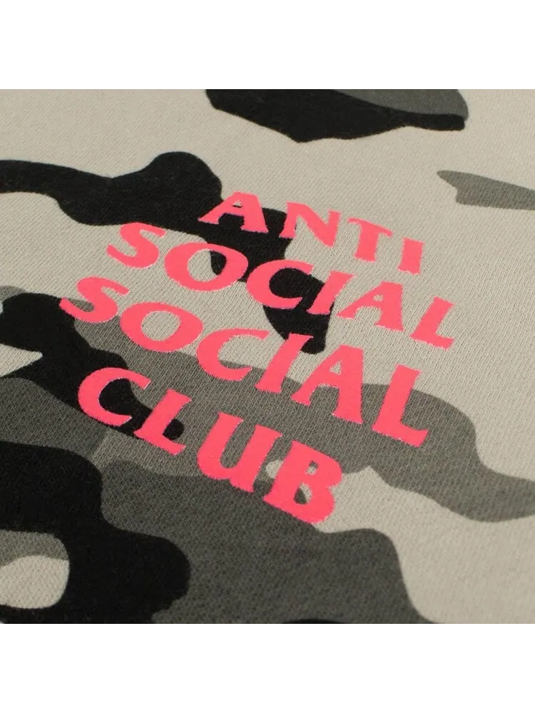 Толстовка Anti Social Social Club Frozen ASSC Hooded Sweatshirt 'Green Camo' — изображение 3 из 3, зеленый