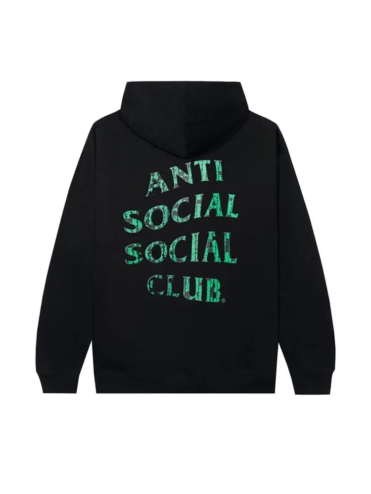 Худи Anti Social Social Club Glitch 'Black' — изображение 2 из 2, черный