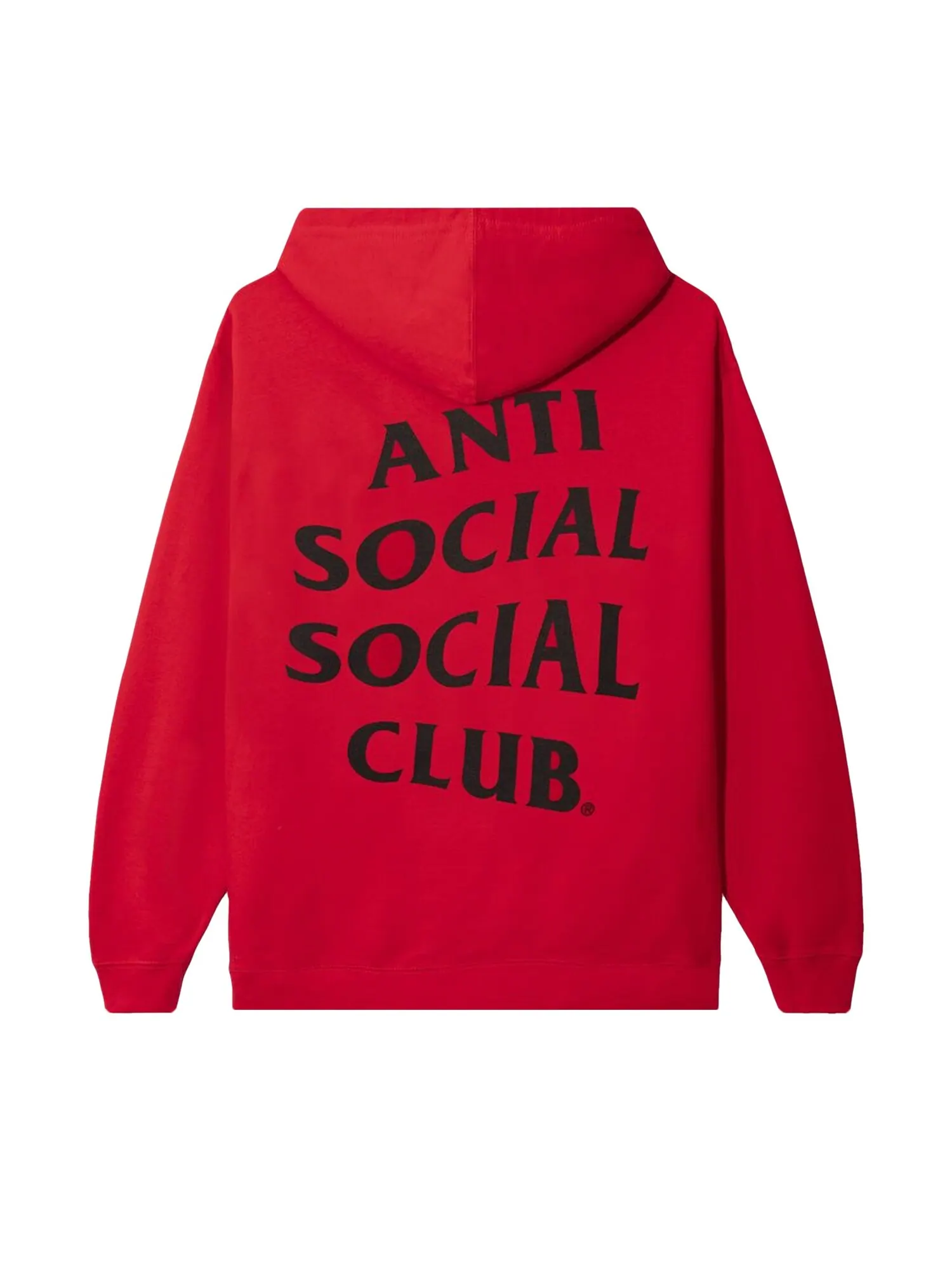 Толстовка Anti Social Social Club IG Красная — изображение 2 из 2, красный